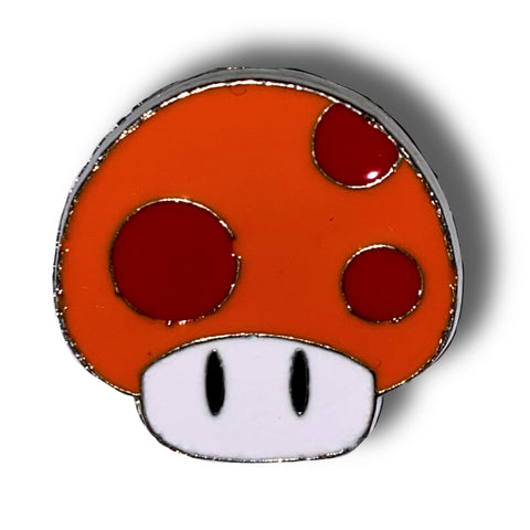 Mario Red Mushroom Enamel Pin Badge