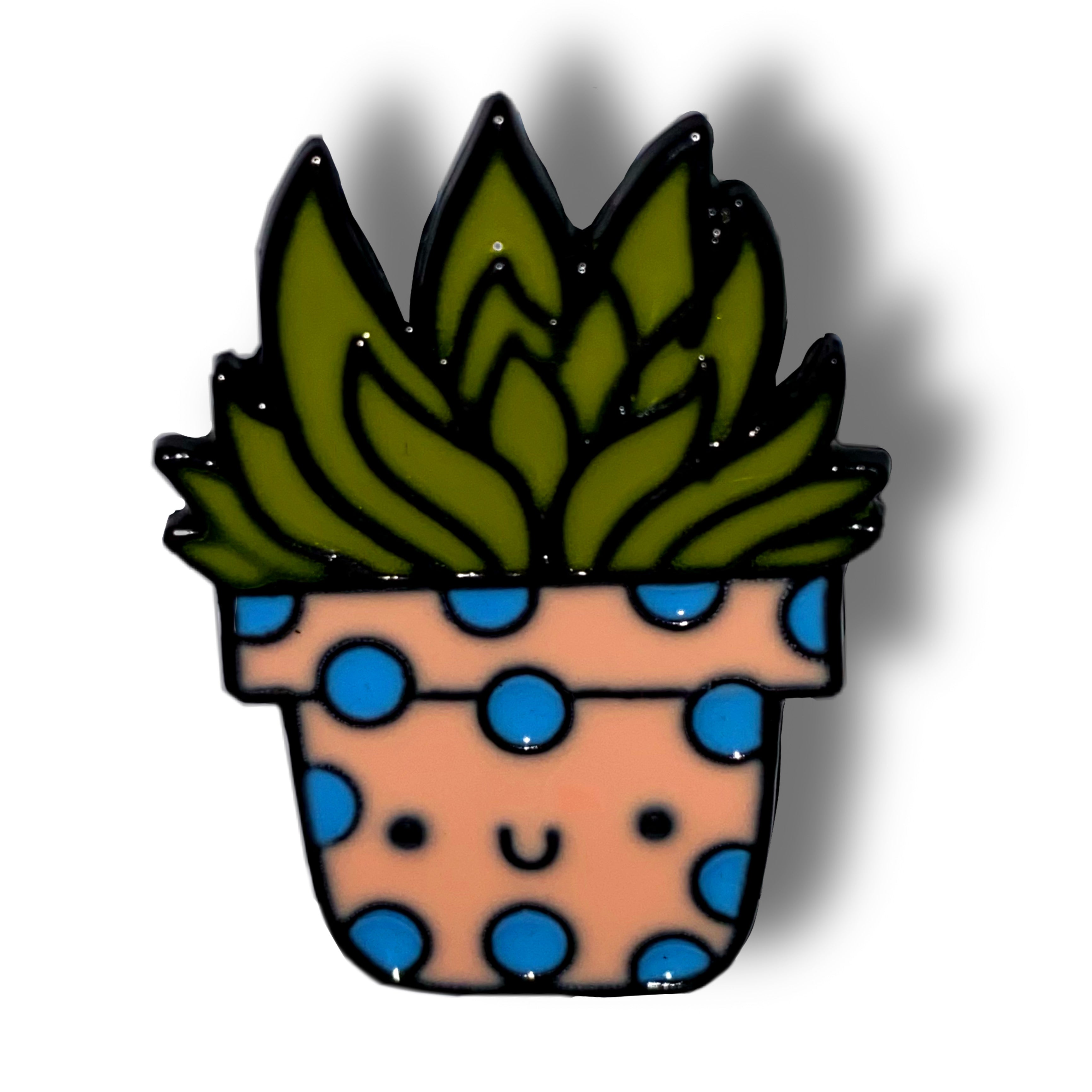 Cactus / Succulent Enamel Pin Badges