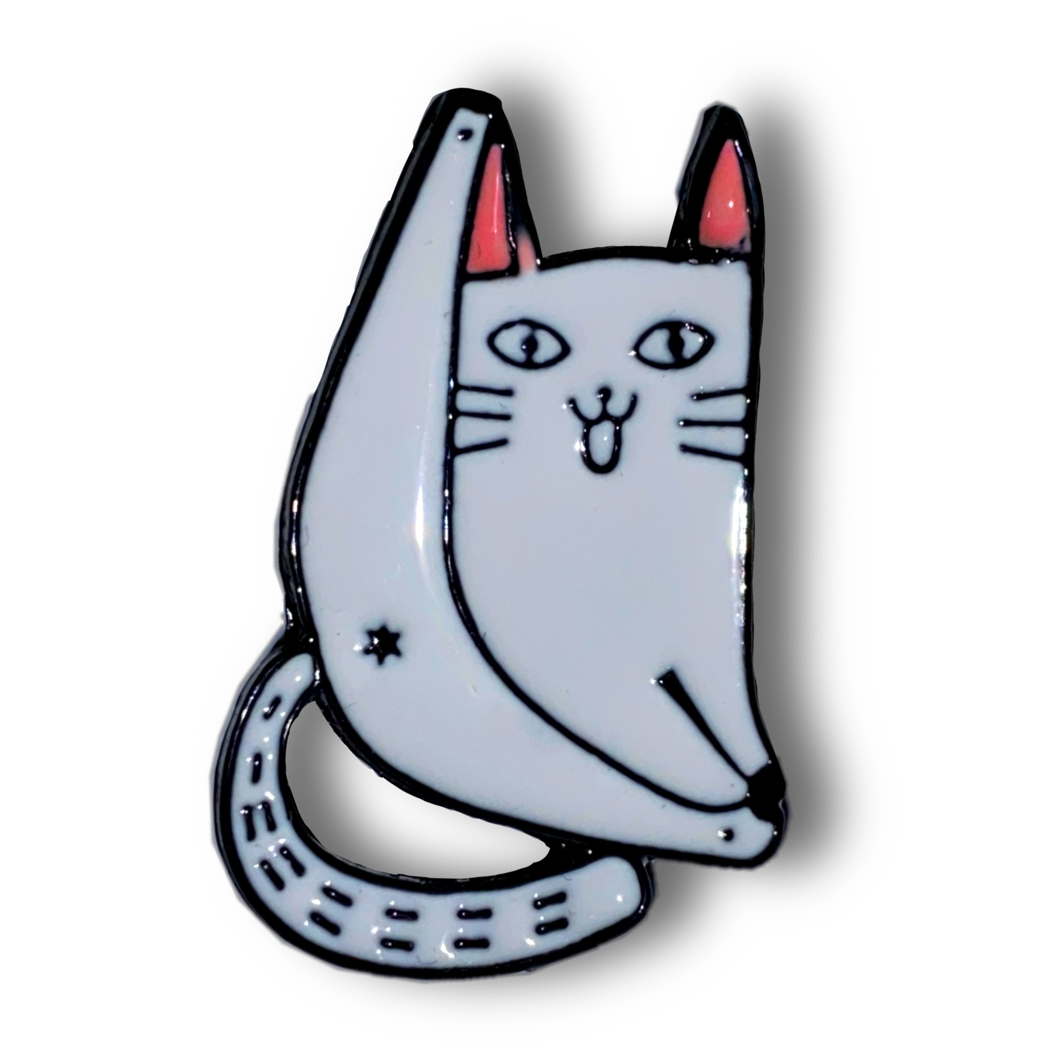 Cat Butt Enamel Pin Badge