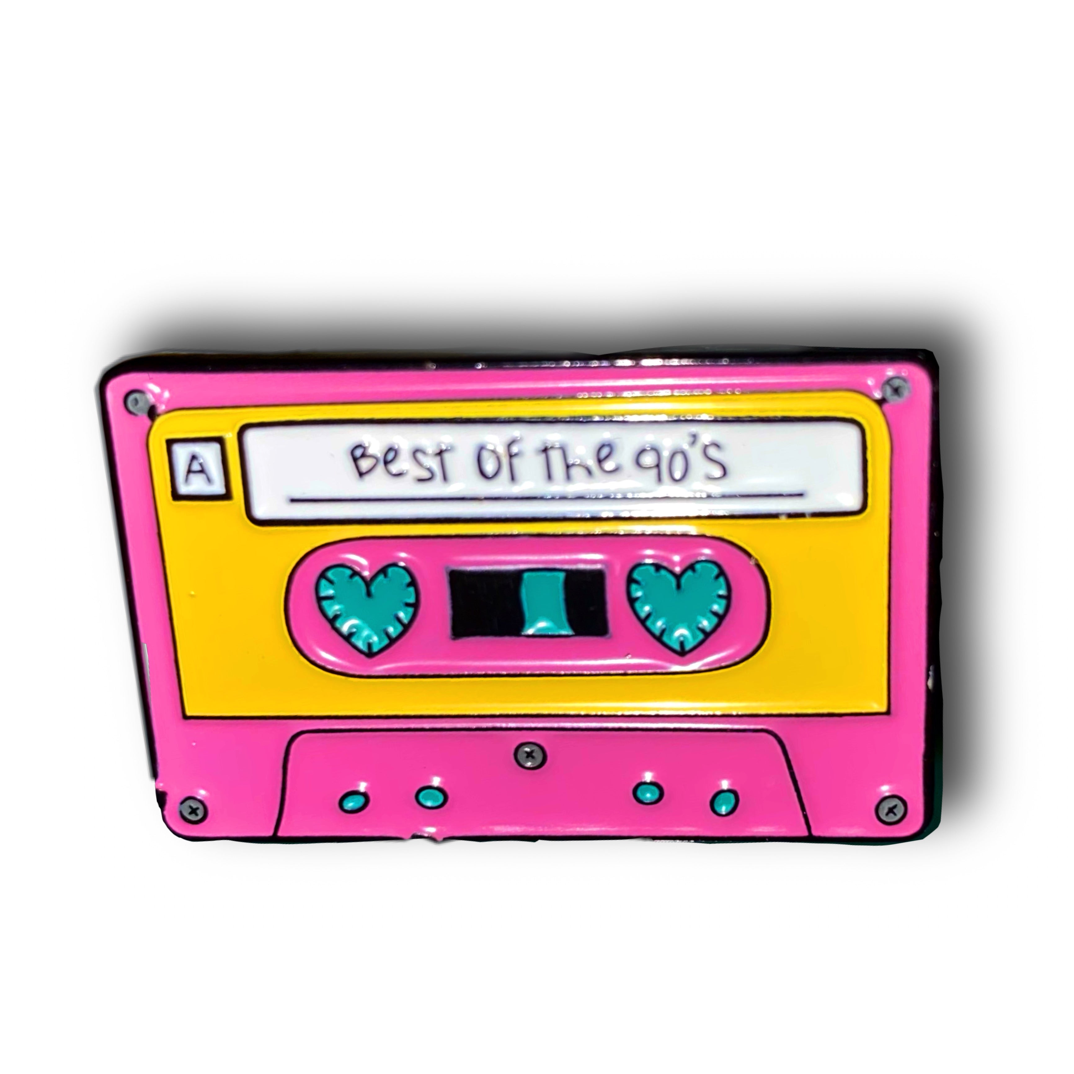 Best of the 90's Cassette Enamel Pin Badge