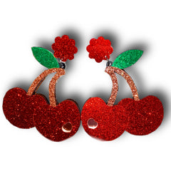 Cherry Acrylic Earrings
