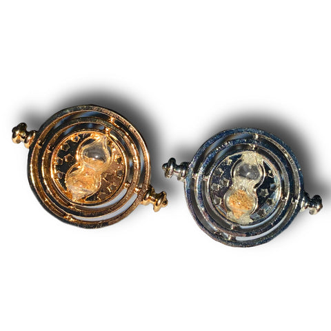 Harry Potter Gold and Silver Time Turner Cufflinks (Last Available)
