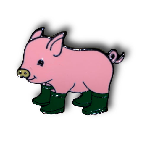 Little Piggy Enamel Pin Badge