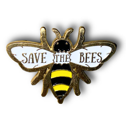 Save the Bees Enamel Pin Badge