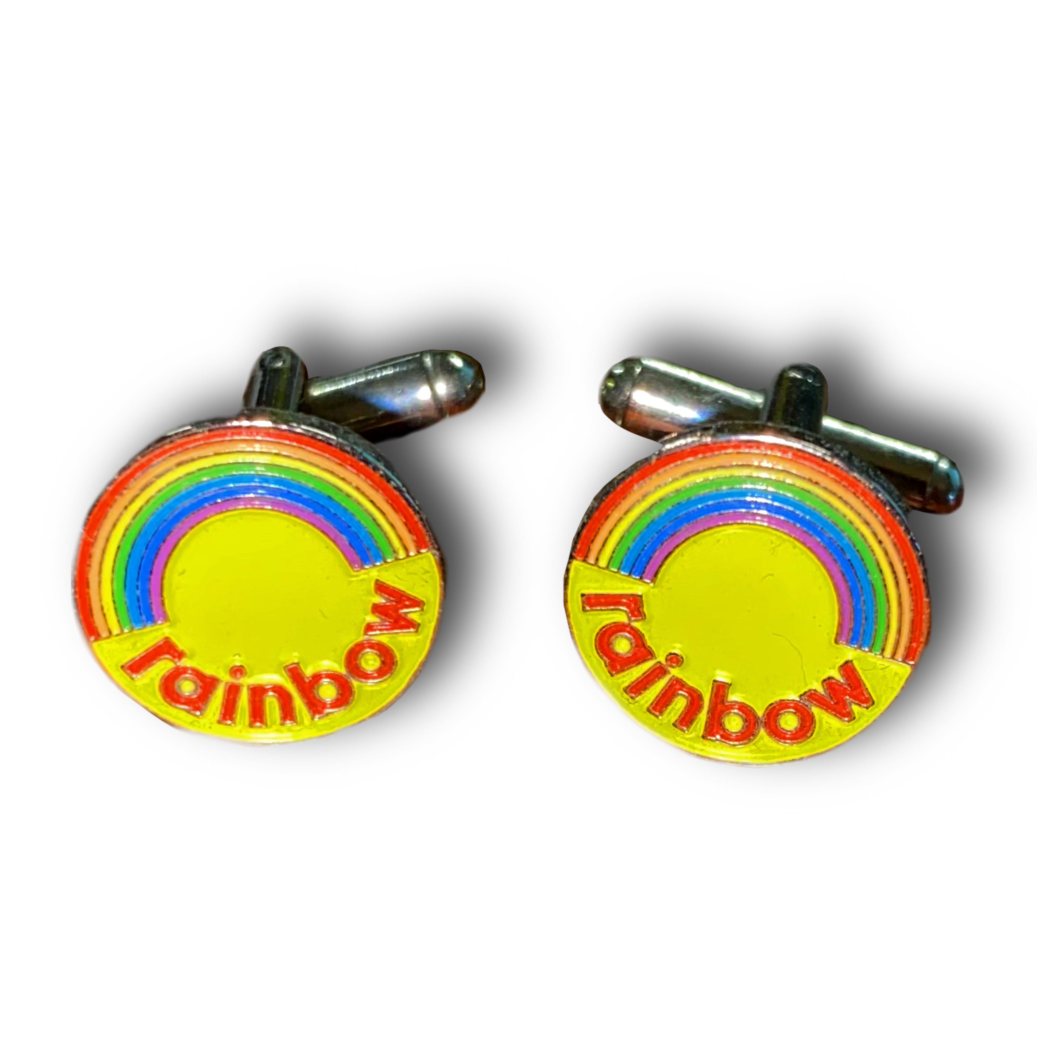 Retro Rainbow Cufflinks