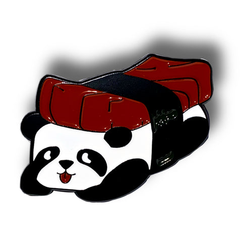 Panda Sushi Enamel Pin Badge
