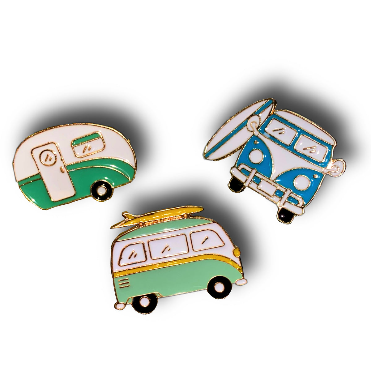 Campervan Assortment Enamel Pin Badges