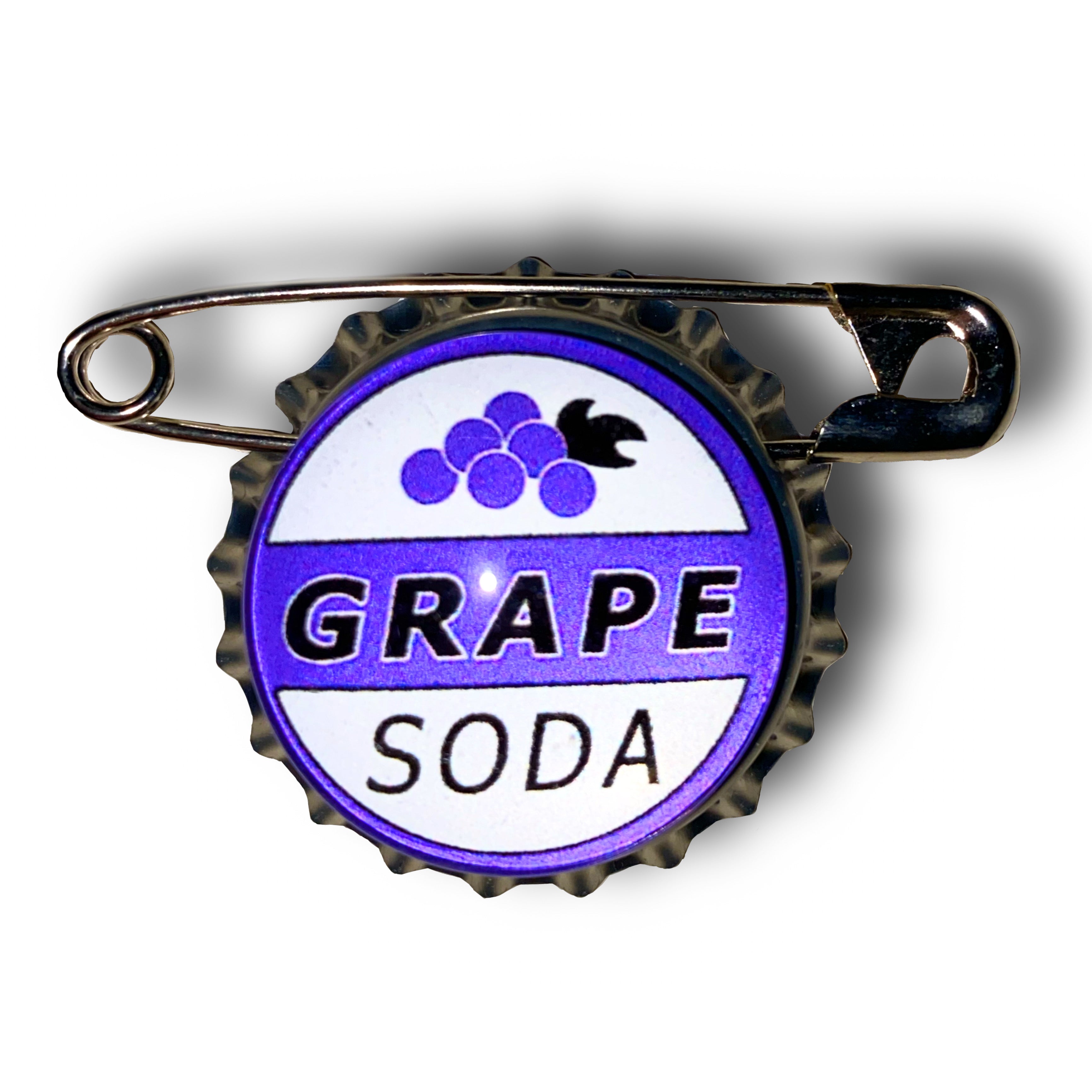 Up Grape Soda Adventurer Bottle Top Badge