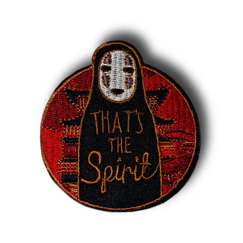 That's the Spirit No Face Studio Ghibli Iron On Patch