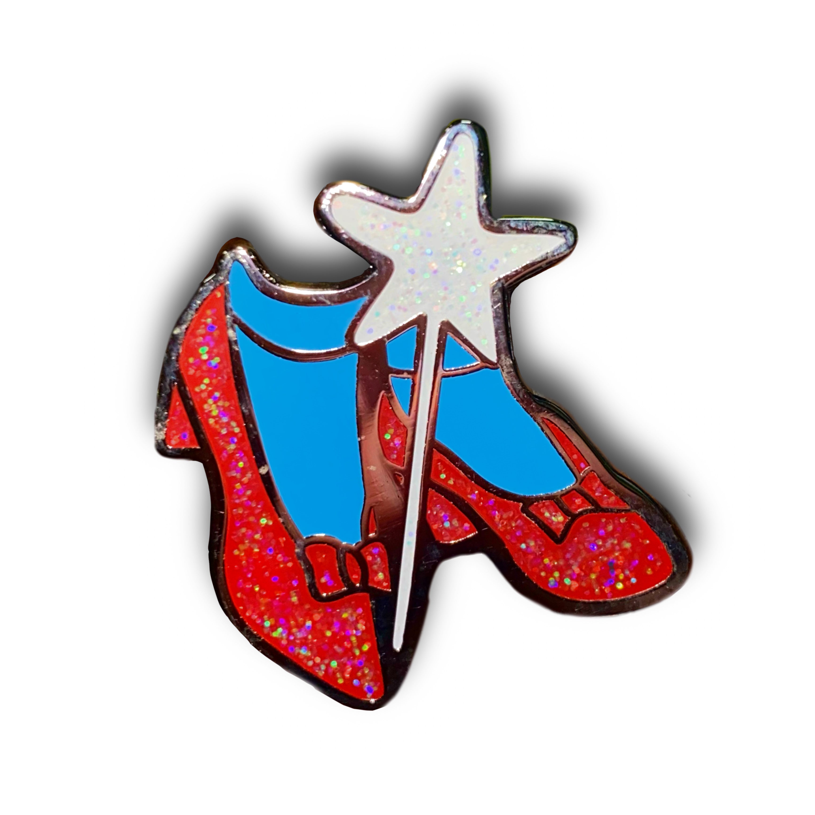 Wizard of Oz Dorothy Ruby Red Slippers Enamel Pin Badge