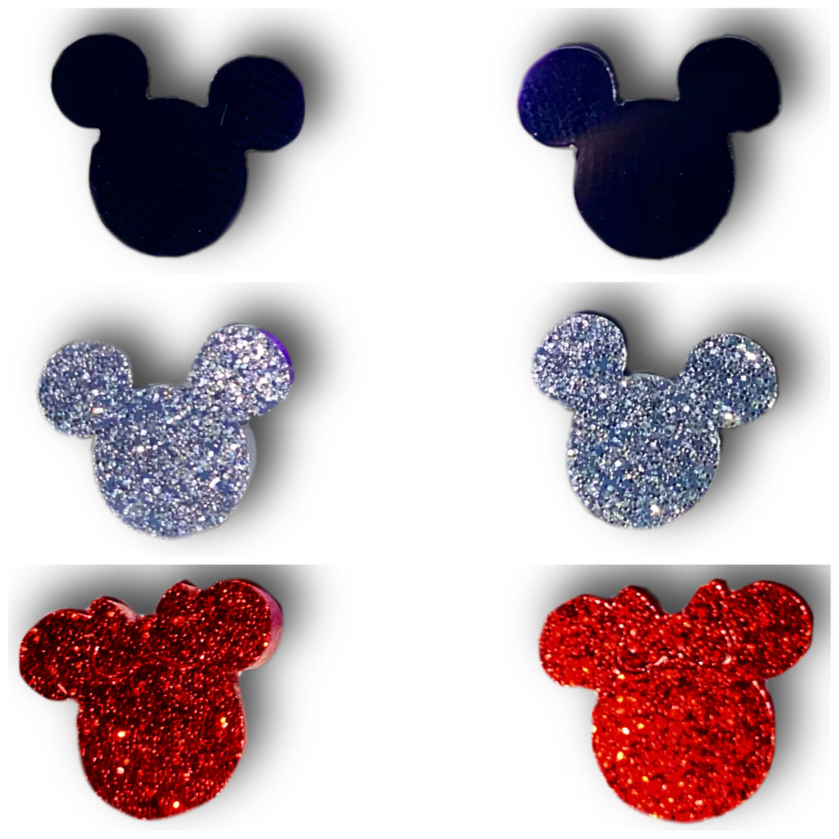 Mickey and Minnie Mouse Stud Earrings