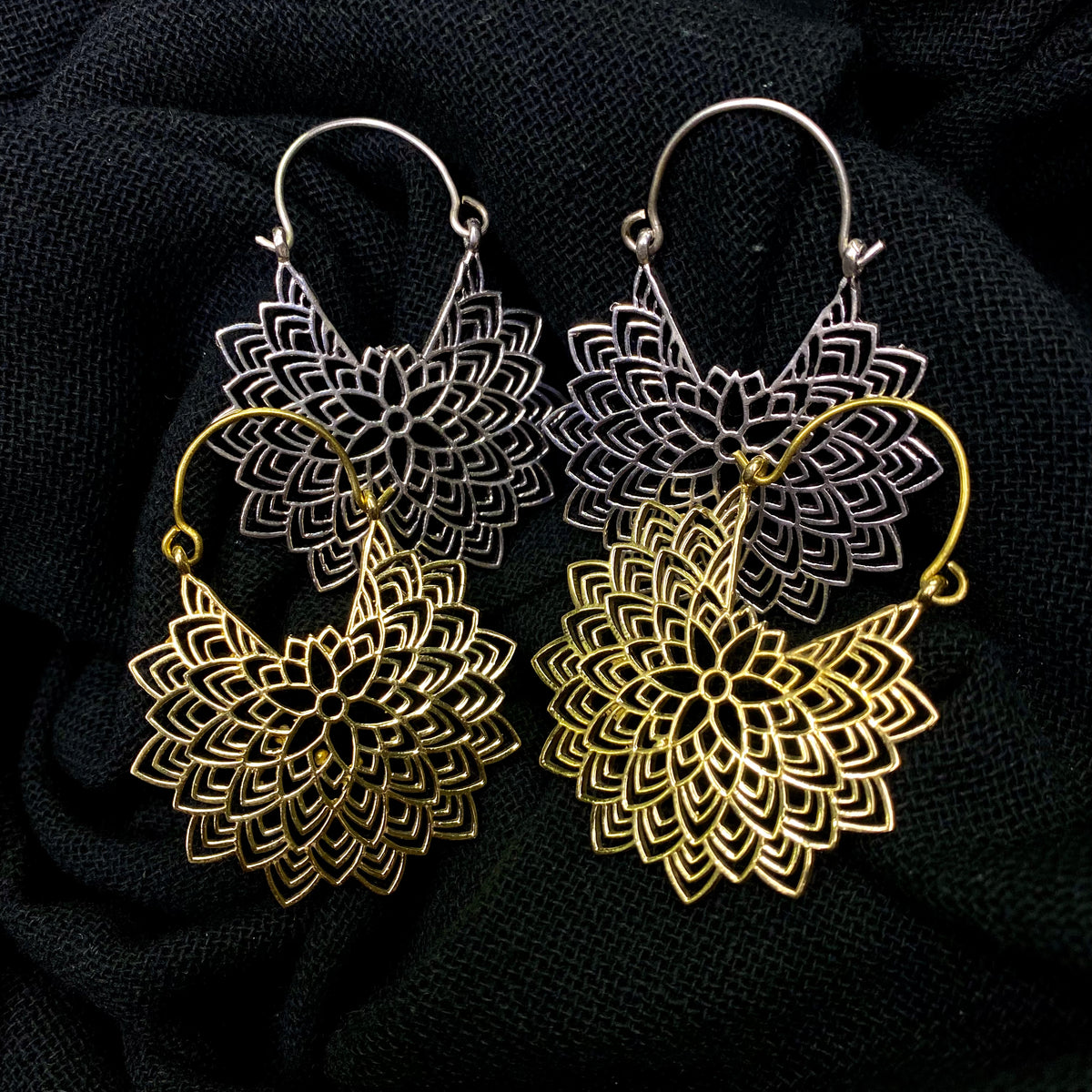 Mandala Indian Earrings