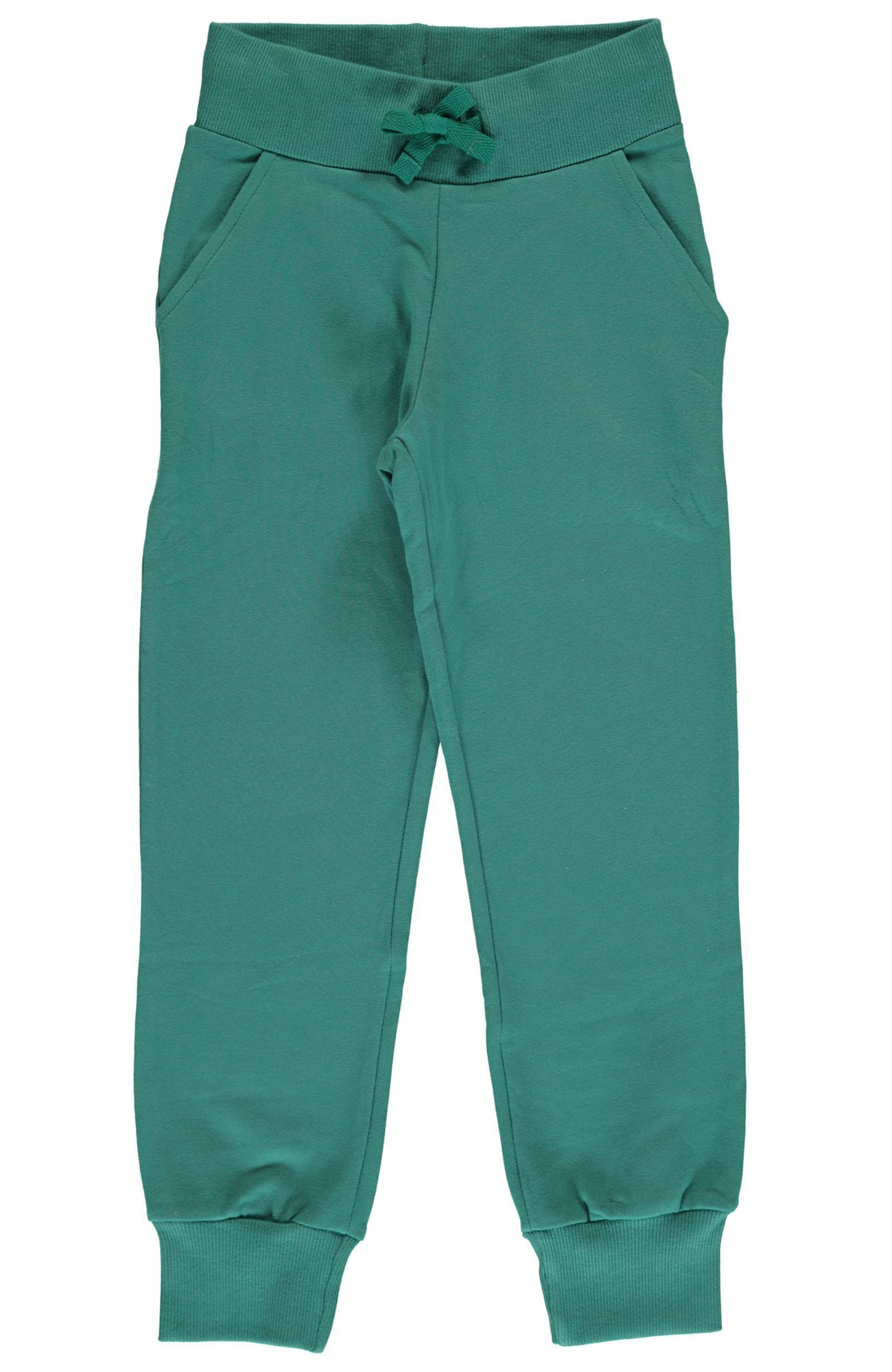Children's Green Petrol Sweatpants - Maxomorra (Last Available)