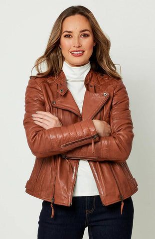 Candid Quilted Leather Jacket - Joe Browns (Last Available)