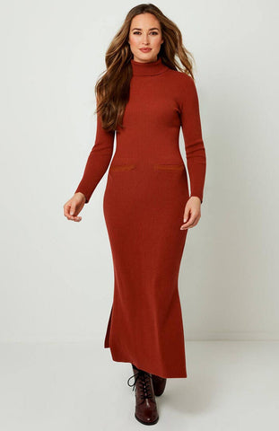 Fabulous Ribbed Knitted Dress - Joe Browns (Last Available)