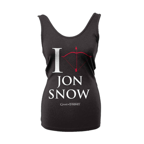 Game Of Thrones I Love Jon Snow Ladies Fit Tank (Last Available)