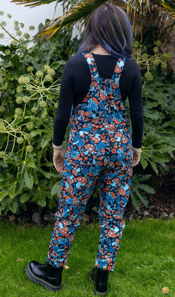 Magic Mushroom Twill Dungarees - Run & Fly [Last Available]