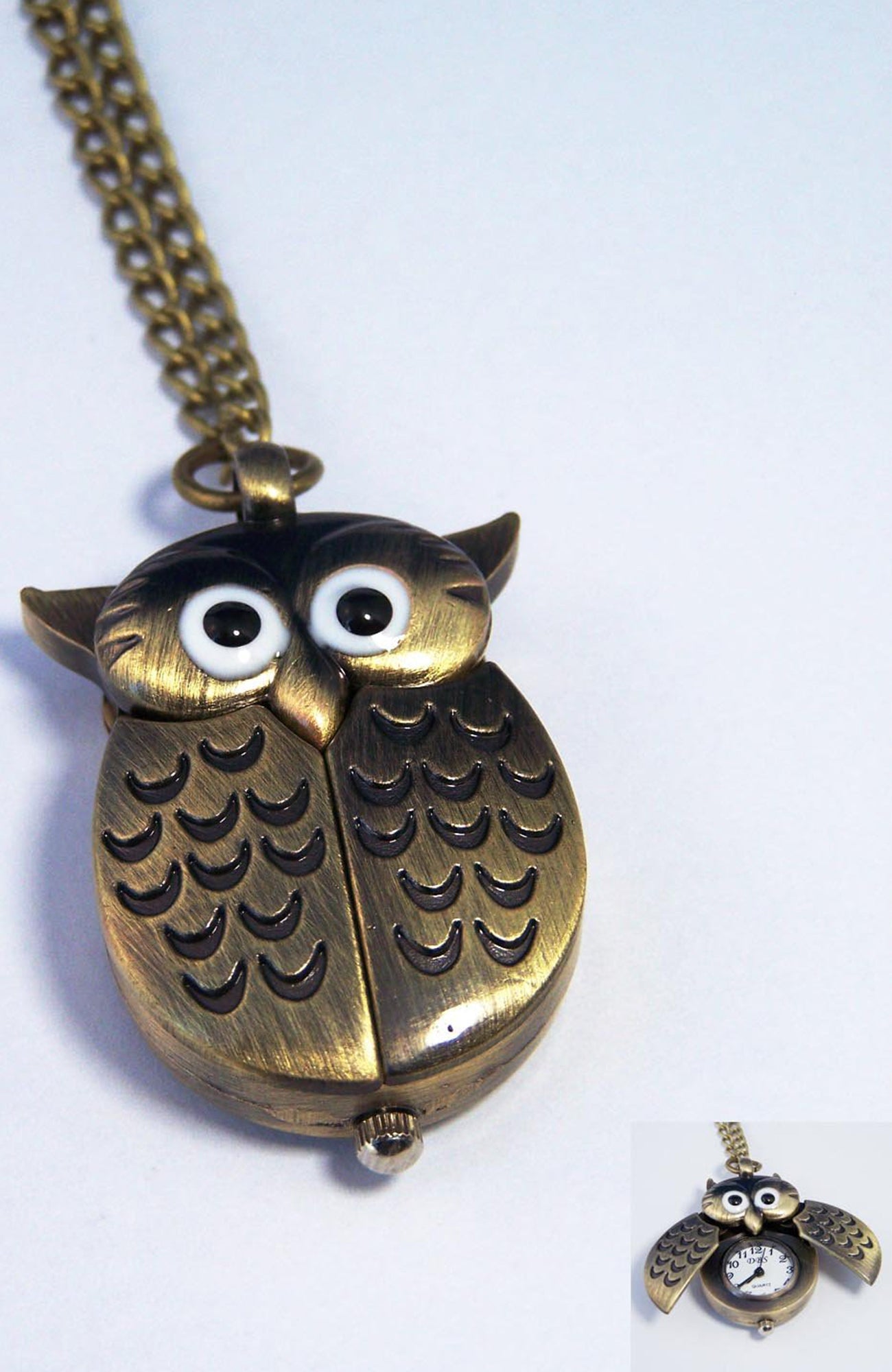 Bronze Owl Pendant Watch (Last Available)