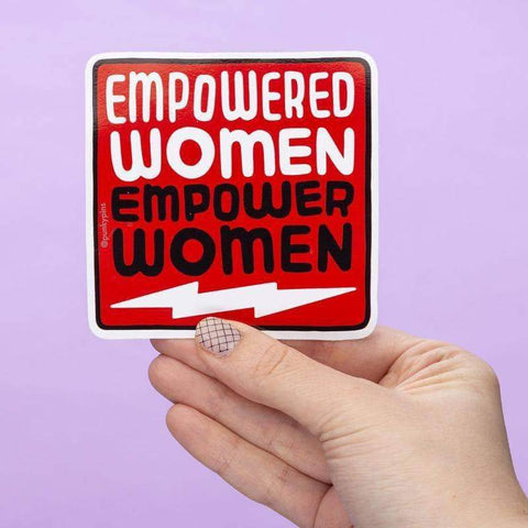 Empowered Women Empower Women Large Vinyl Sticker - Punky Pins
