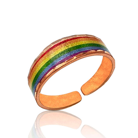 Copper Rainbow Ring - Copper Arts Inc