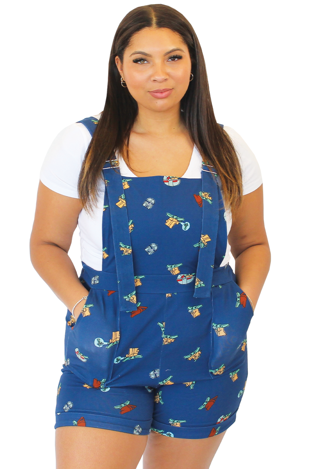 Imperfect Grogu / The Child / Mandalorian Short Dungarees (Cakeworthy - Star Wars)