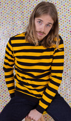 Yellow and Black Striped Jumper - Run & Fly