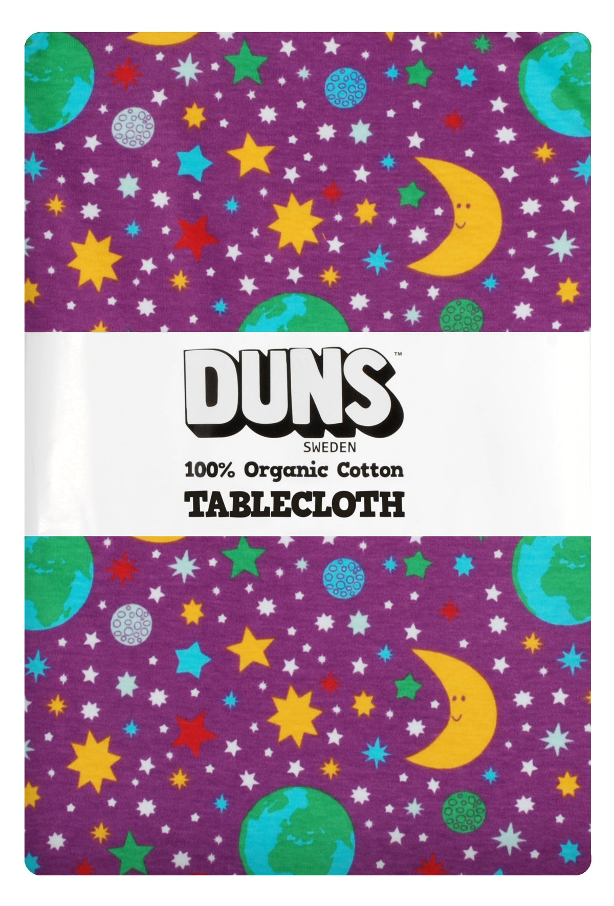 Purple Violet Mother Earth Organic Table Cloth - Duns Sweden